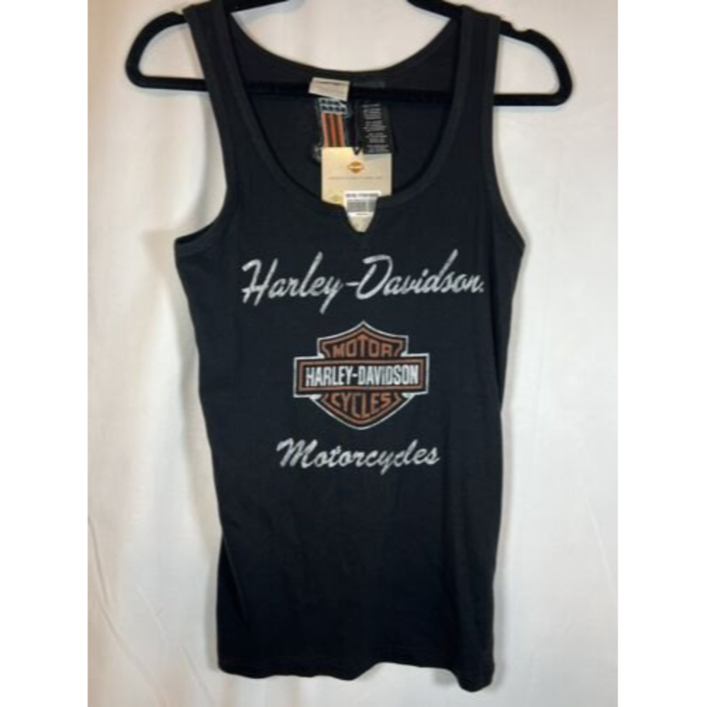 2016 Harley Davidson Black Tank Top Shirt Size M Medium Biker Motorcycle NWT